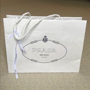 Prada Shopping Bag with Ribbon